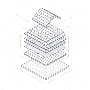 Algae-resistant roof shingles preventing stains