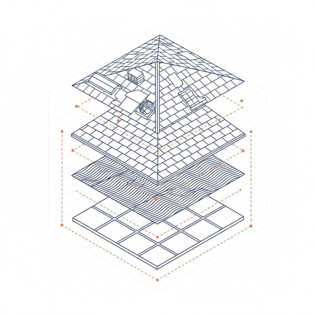 Homeowner reviewing predictable roof insurance claim steps.