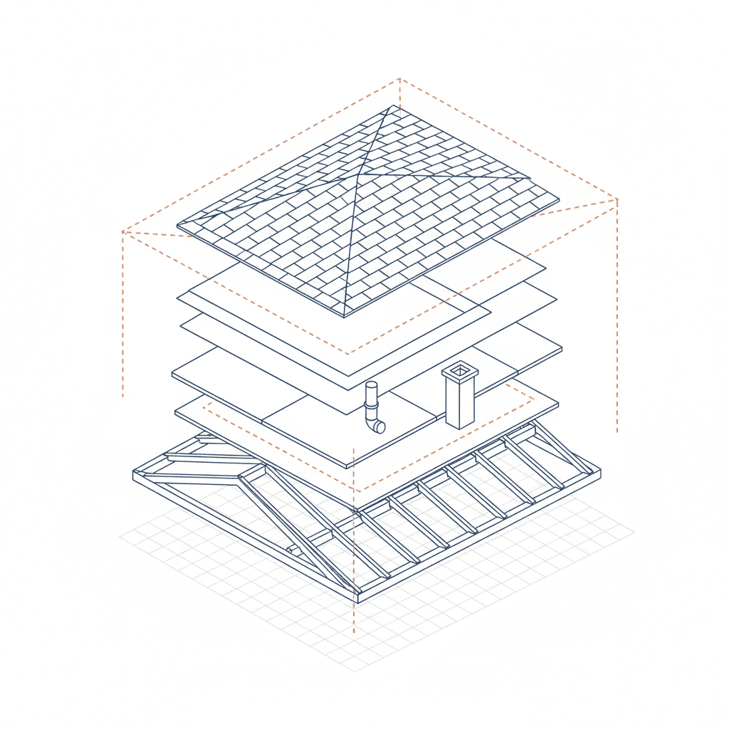 Homeowner preparing for roof replacement
