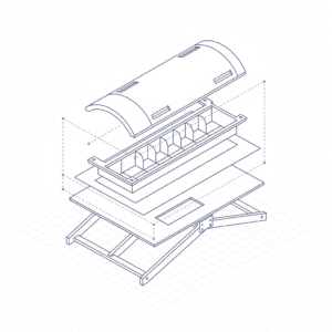 Roof ridge vent maximizing attic airflow