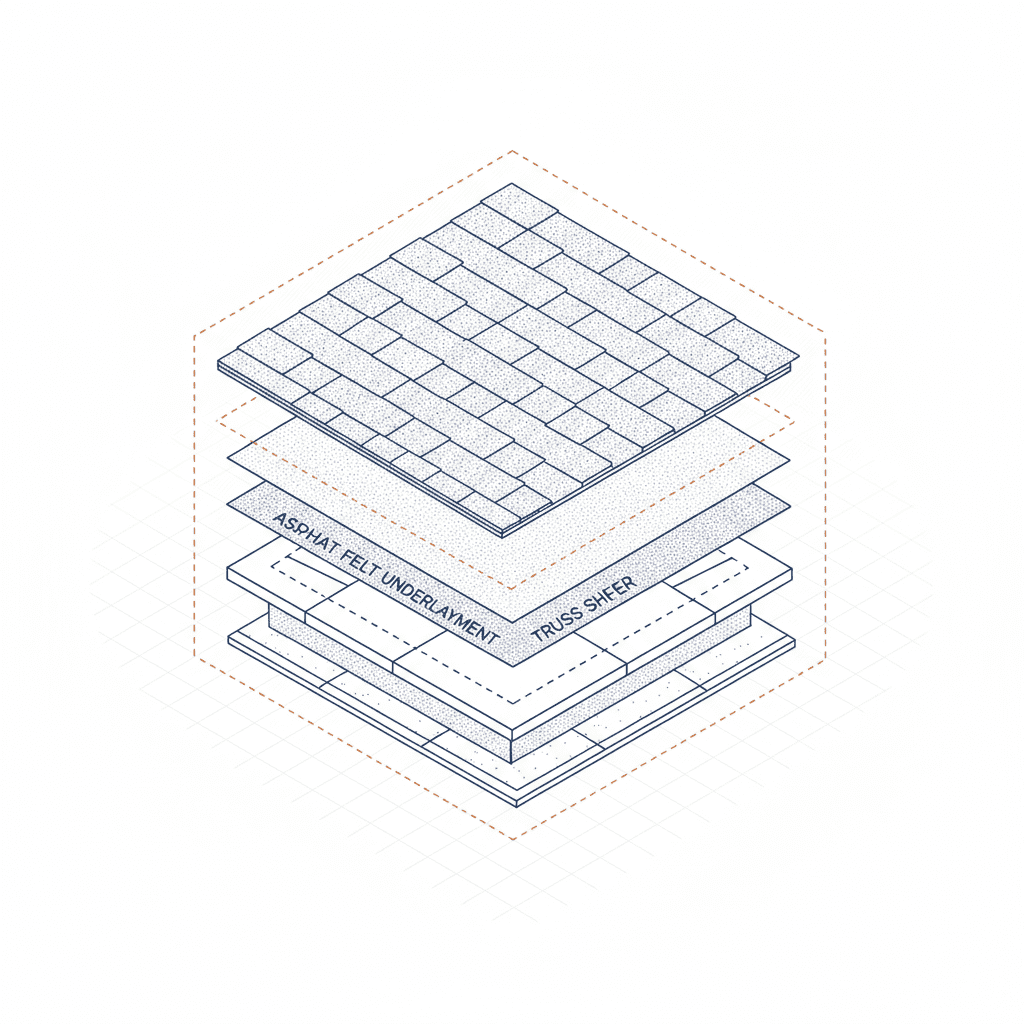 Home with cool roof solar reflective shingles