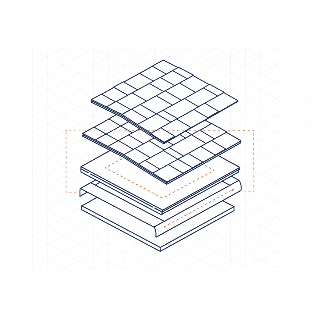 Roofing starter strip preventing first-course wind uplift