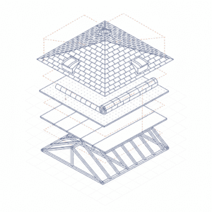 Homeowner reviewing a detailed roofing warranty document